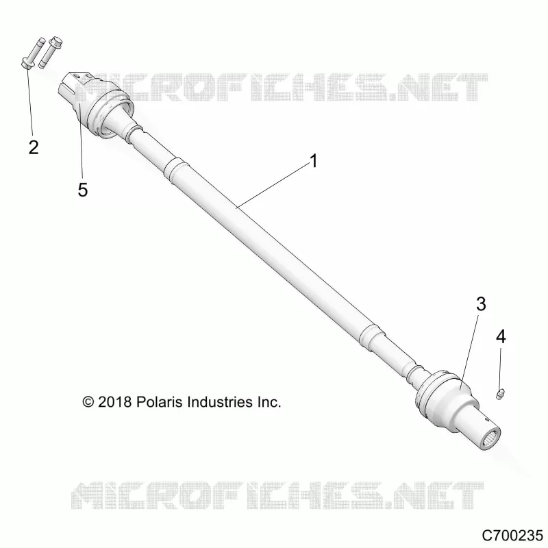 TRASMISSIONE, REAR PROP SHAFT