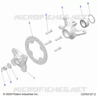 SOSPENSIONI ANTERIORI CARRIER- Z22NAE99FK/NK (C0704127-2)