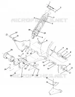 SWING ARM WELDMENT AND AMMORTIZZATORE POSTERIORE ASSEMBLY (4918411841021A)
