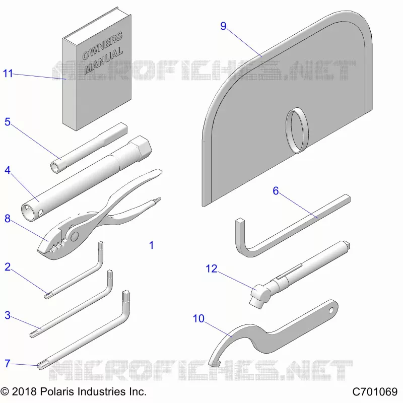 REFERENCE, MANUALE DEL PROPRIETARIO AND TOOL KIT
