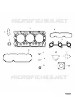 MOTORE, UPPER GASKET KIT 