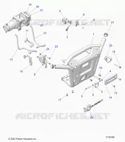PARAURTI ANTERIORE WINCH AND MOUNTING