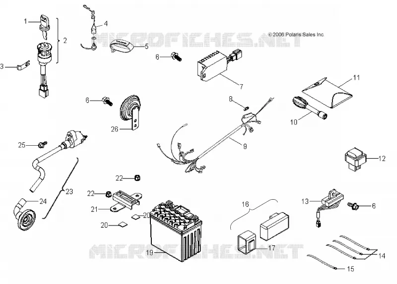 INTERRUTTORI, HARNESS and PARTS