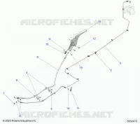 FRENO POSTERIORE BRAKE LINE AND PARK BRAKE