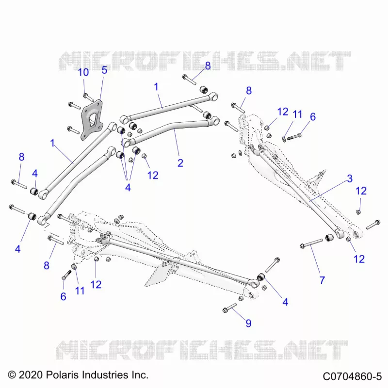 SOSPENSIONE POSTERIORE TRAILING ARMS MOUNTING
