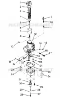 CARBURATORE Storm 0950782, Storm SKS 0950582,  Euro Storm E950782, (4929012901C014)