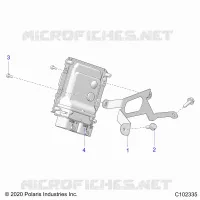 ELETTRICO, ECU MOUNTING