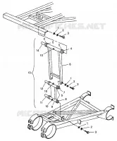 POSTERIORE PAVONEGGIARSI STABILIZZATORE BIG BOSS 6X6 400L W97AE38A (4940814081C013)
