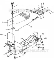 MONTAGGIO SEDILE   SERBATOIO 440 E942760 and 440 SKS E942560 (49273927390003)