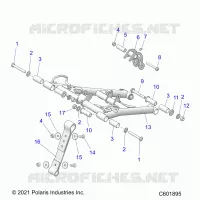 SUSPENSION, ANTERIORE COPPIA ARM