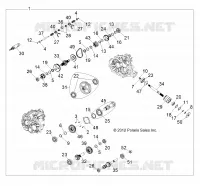TRASMISSIONE, PRINCIPALE SCATOLA INGRANAGGI INTERNALS