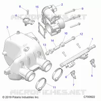 ENGINE, PRESA D'ARIA MANIFOLD