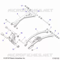 SOSPENSIONE POSTERIORE CONTROL ARMS- A20SXZ95AG (C0211319)