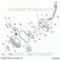 TRASMISSIONE, CLUTCH COVER AND DUCTING