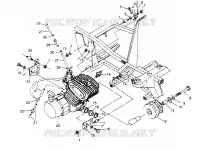 MONTAGGIO DEL MOTORE Trail Blazer W957221 (4930363036A009)