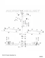 STEERING, STERZO POST AND TIE RODS