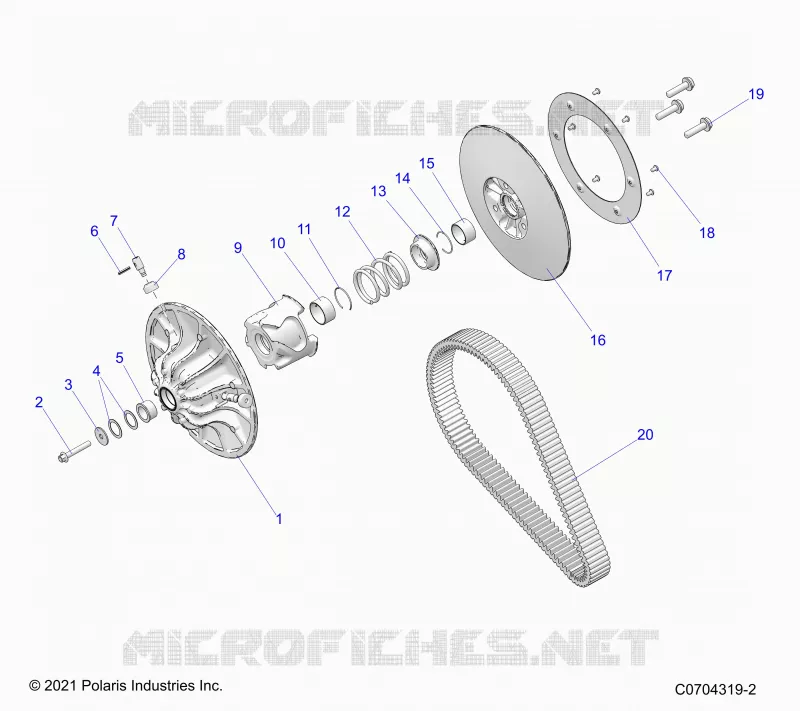 TRASMISSIONE, SECONDARY CLUTCH