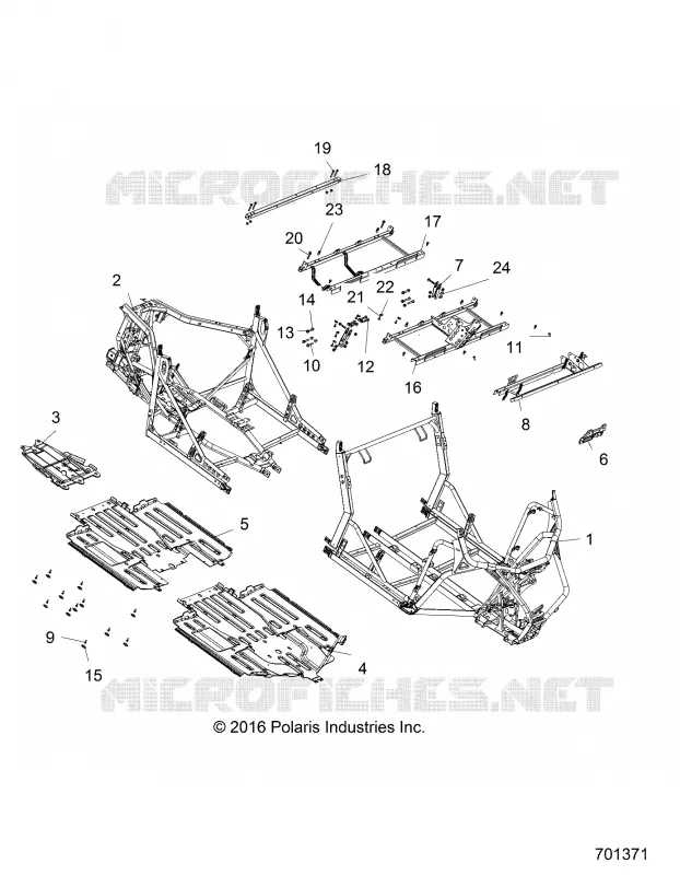 CHASSIS, TELAIO PRINCIPALE AND SKID PLATES