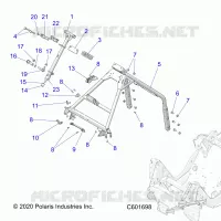 STEERING, STERZO POST AND HOOP