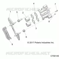 BRAKES, PINZA POSTERIORE