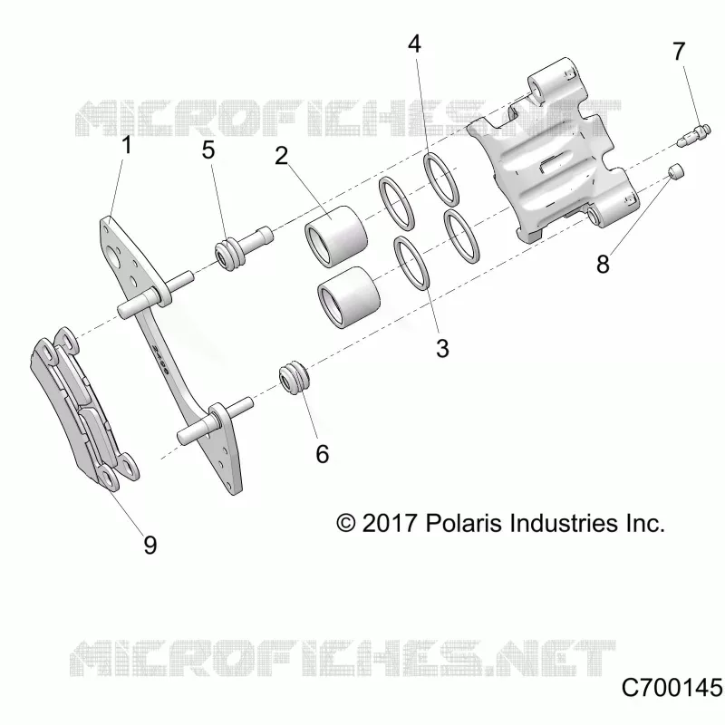 BRAKES, PINZA POSTERIORE