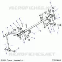 SUSPENSION, FRONT BARRA DI STABILIZZAZIONE