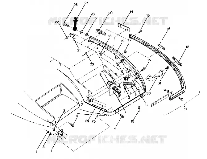 PARAURTI   CERNIERA Star, Sprint and Sprint E/S (4912721272003A)