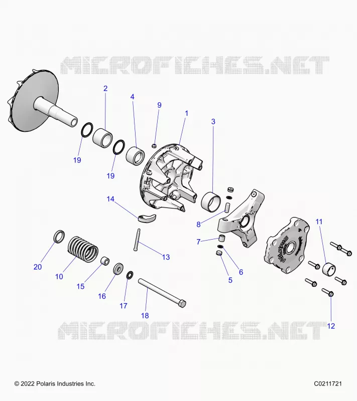 TRASMISSIONE, PRIMARY CLUTCH