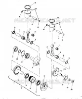 PISTONE AND ALBERO MOTORE 400 (4915411541037A)
