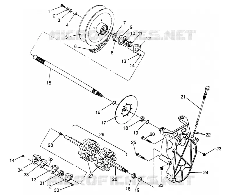 TRASMISSIONE SUPER SPORT 0960743 (4932183218B007)