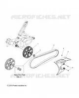 TRASMISSIONE, DRIVEN SPROCKET, BELT and GUARD