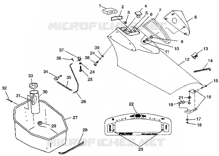 FRONT VANO SLTX B974590 and INTL. SLTX I974590 (4941214121A008)
