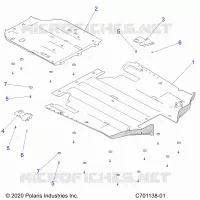 CHASSIS, SCIARED PLATES