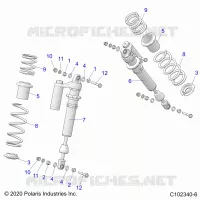 SUSPENSION, SHOCK ANTERIORE
