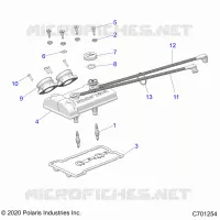 ENGINE, THROTTLE BODY AND VALVOLA COPERTURA