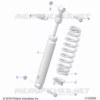 SUSPENSION, SHOCK ANTERIORE