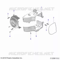 ENGINE, FAN COVER AND SINDONE