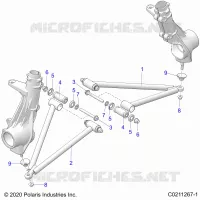 SUSPENSION, A-ARM AND PAVONEGGIARSI MOUNTING