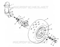 RUOTA ANTERIORE MONTAGGIO Sport 400L W958540 (4930133013B003)