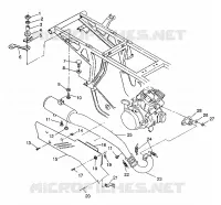 IMPIANTO DI SCARICO 4X4 350L W938139 (4924052405006A)