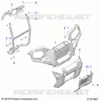 PARAURTI ANTERIORE AND MOUNTING