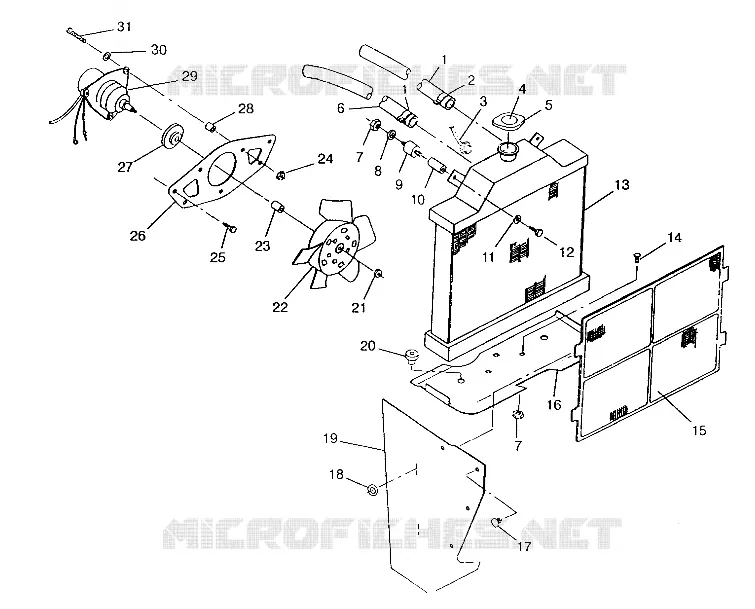 SISTEMA DI RAFFREDDAMENTO 6x6 400L, SWEDISH S948740 and  NORWEGIAN N948740 (4926812681007A)