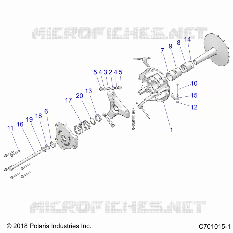 TRASMISSIONE, PRIMARY CLUTCH