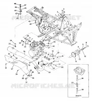 MOTORE and MUFFLER MOUNTNG 350 2X4 / W927539 (4922882288005A)