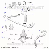 MOTORE, WATERPUMP AND BYPASS