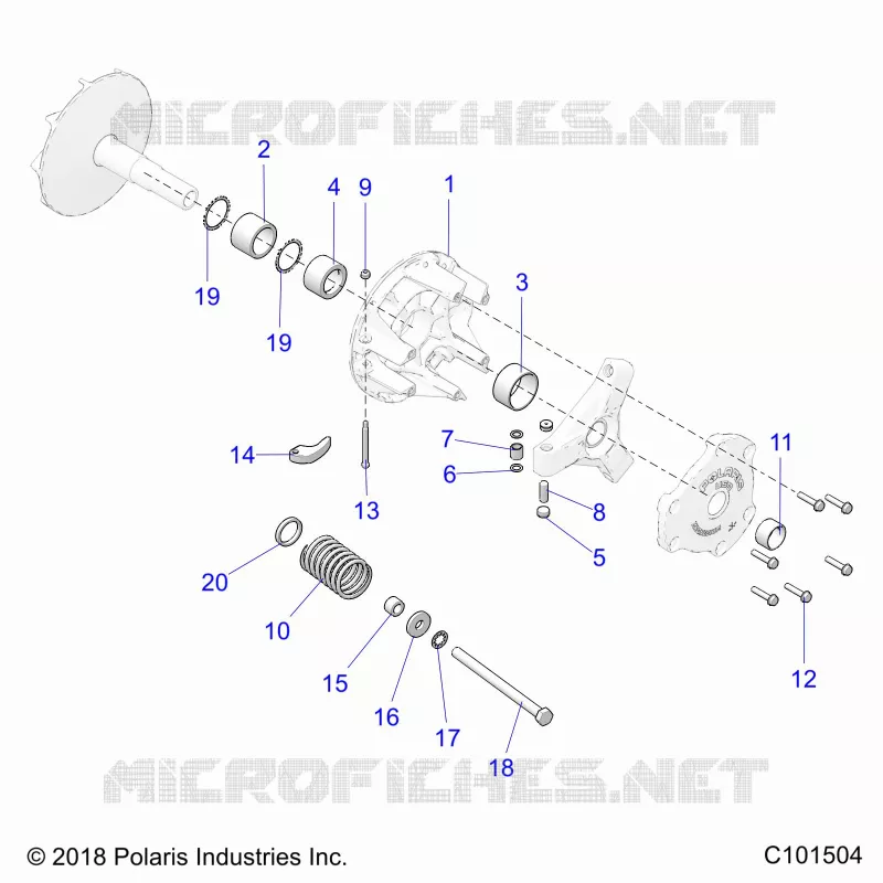TRASMISSIONE, PRIMARY CLUTCH