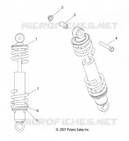 SHOCK ANTERIORE PISTA (7043243)(600 LX)