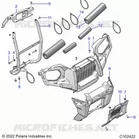 PARAURTI ANTERIORE AND MOUNTING