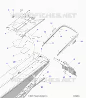PARAURTI, REAR, CLOSEOFF, TUNNEL COVER