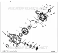 TRASMISSIONE, REAR GEARCASE INTERNALS